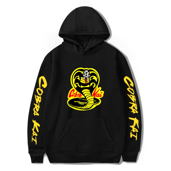 Cobra Kai Men's Hoodie Sweatshirts Sweater Jacket Coat Hooded Pullover Unisex
