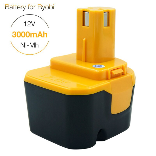 Ni-mh 3000mAh Rechargeable Battery for Ryobi 12V Power Tools B-1230H B ...