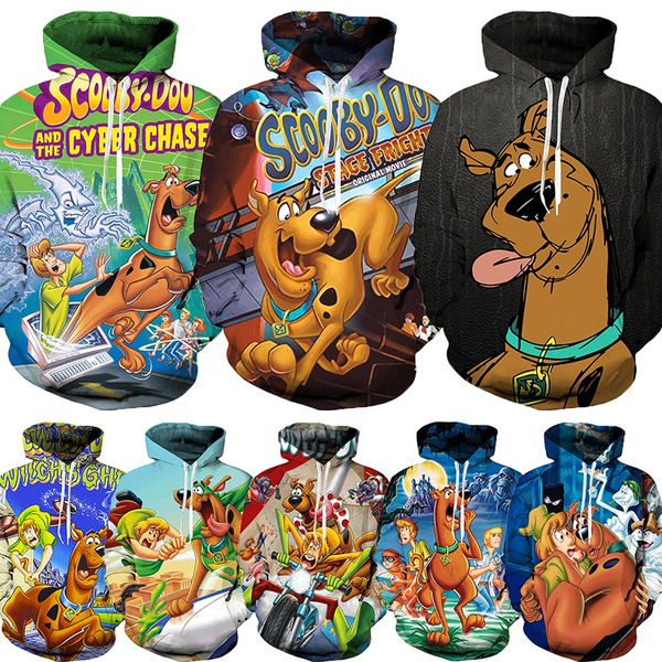 Newest 3D Print Scooby Doo Hoodie Men Women Casual Cartoon Scooby Doo Sweatshirts Long Sleeve Tops