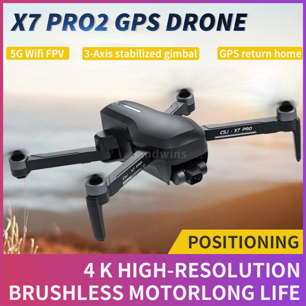 Csj x7 hot sale gps camera drone