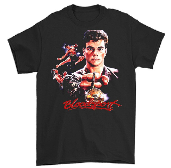 BLOODSPORT T-SHIRT, Jean Claude Van Damme Martial Arts Movie Frank Dux ...