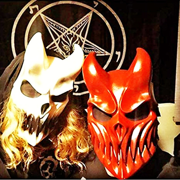 dígito Enajenar Simetría Cosplay Mask Demon Masks Kid of Darkness Demolisher Horrible Slaughter To  Prevail Face Masks for Halloween Props Costumes Adult | Wish