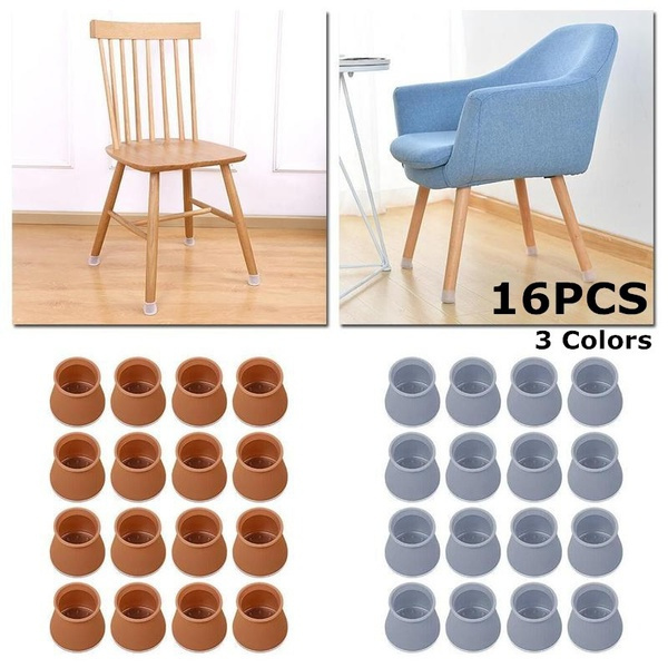 Details about   16*Silicone Felt Home Floor Protecter Leg Sleeve Table Chair Cover Socks F7J6 