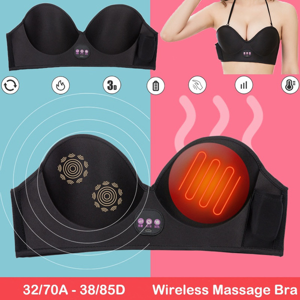 Electric Breast Massage Bra Vibration Chest Enlargement Stimulator
