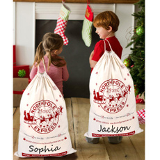 Drawstring Bags, Christmas, Gifts, Gift Bags