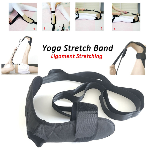Cintura Allungamento Gambe RDX - Fascia Elasticizzata Per Yoga, Pilates E Fitness | Cinghia Con 6 Maniglie Per Stretching - Foto 4