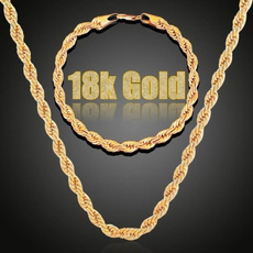 18k gold, Jewelry, gold, suitthenecklace
