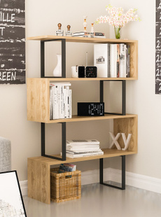 metalwoodbookcase, industrialbookshelf, Modern, bookcase