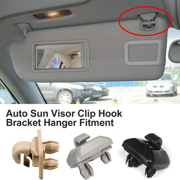 Car Sun Visor Hook Clip Bracket Replacement Grey For Audi A3 A4L A5 Q3 BK U3