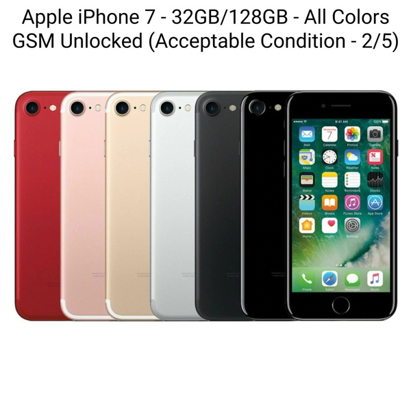 Apple iPhone 7 - 32GB / 128GB - All Colors - GSM Unlocked