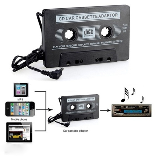 3.5mm AUX Car Audio Cassette Tape Adapter Transmitters for MP3 IPod  Universal Audio Car Converter
