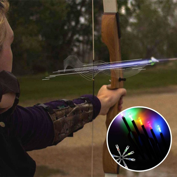 LED Lighted Nocks for Arrows 3 PCS, Archery Bow Crossbow Arrow Nock