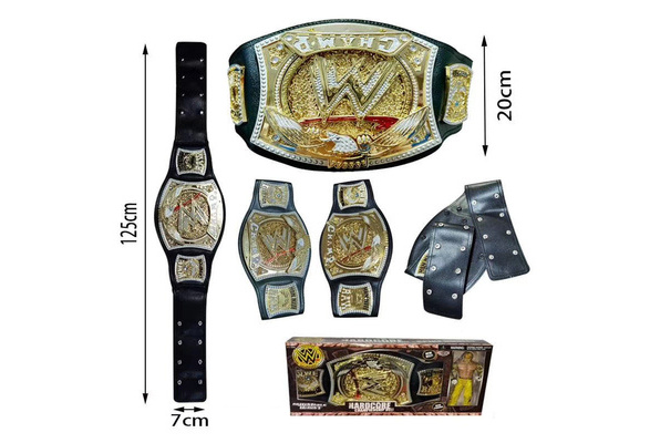 10pcs WWE Championship Toy Belt for wwe 7 inch Action Figure Heavyweight gold 