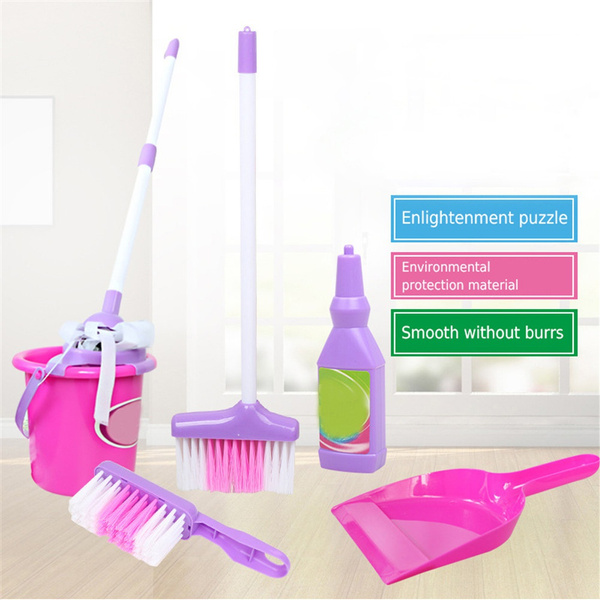 Mini Broom Set Children Dustpan Kids Cleaning Toy Children's