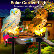 Owl, Outdoor, led, Garden