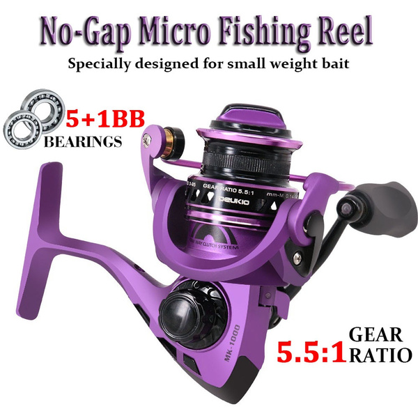 No-Gap Spinning Reel Micro-Bait Fishing Wheel Metal Wire Cup Reel Fishing  Carp Reel Casting Reels