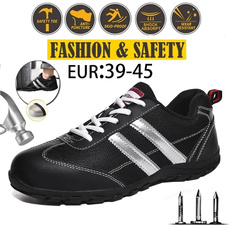 Steel, safetyshoe, Sneakers, Plus Size