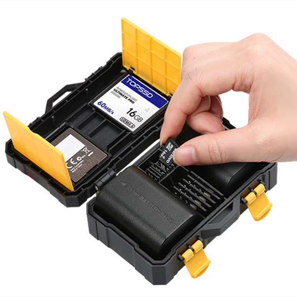 Camera Battery Memory Card Protection Box Battery Storage Box Camera