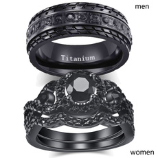 Steel, coupleringsforhimandherset, wedding ring, titanium