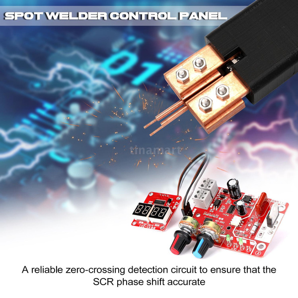 Spot Welder Machine Time Control Board Current Digital Display Controller  40A