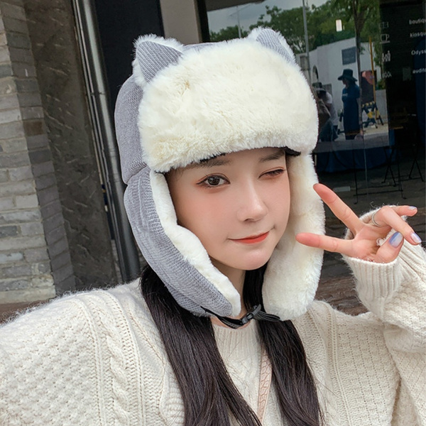 Trapper Hat Ski Ushanka Russian Cossack 
