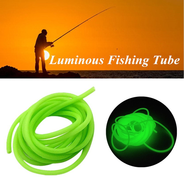 4 Meters Luminous Fishing Tube Diameter 1mm Soft Silicone Fishing
