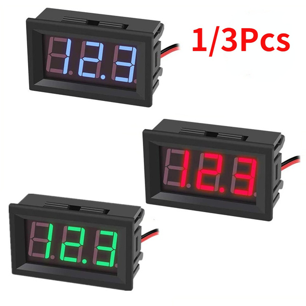 0.56'' 2-wire Mini DC 4.5-30V Voltmeter LED Panel 3
