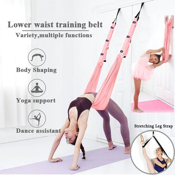 Adjustable Aerial Yoga Strap Door Flexibility Stretching Leg