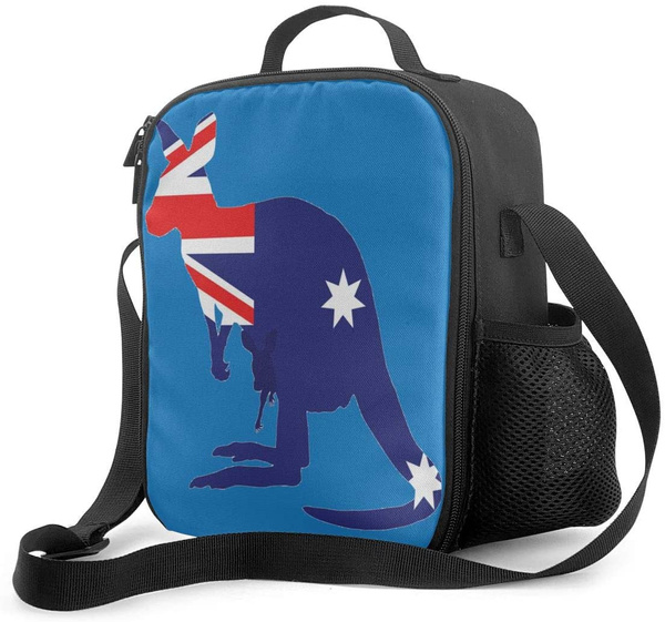 Cooler Bag Backpack Cooler Australian Desert Silhouette Jumping Kangaroos Sunset 15L Large Insulated Lunch Bag Picnic Cooler 