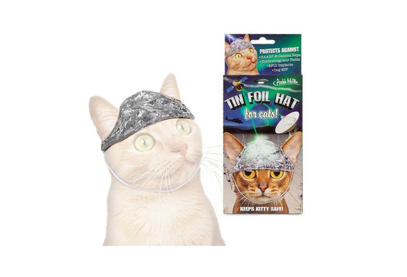 Tin foil clearance hat for cats