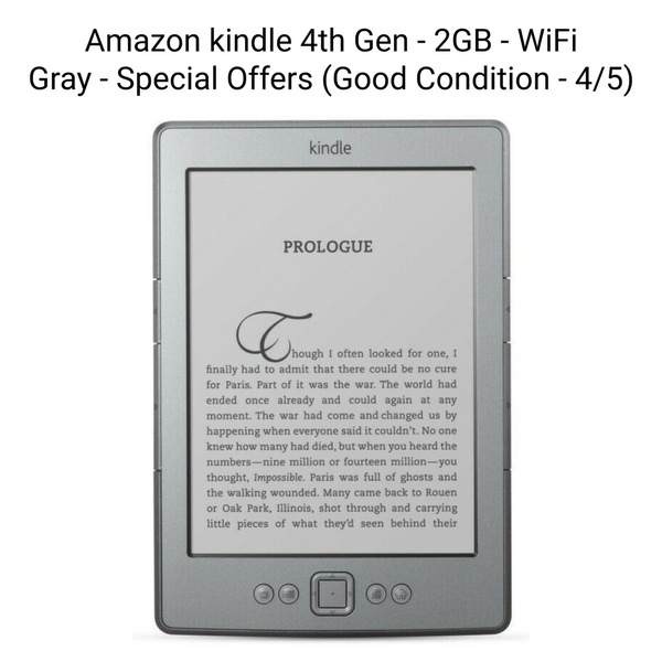 Las mejores ofertas en  Kindle (4th Generation) Wi-Fi 2 GB tabletas y  lectores electrónicos
