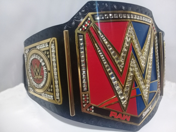 Adult Size Real Leather NEW  WWE Raw vs Smackdown Championship Belt 