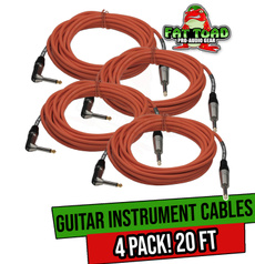 instrumentcable, patchcord, Bass, guitarcablepack