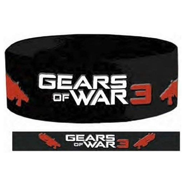 Gears of War 3 Title Thick Rubber Bracelet Wish