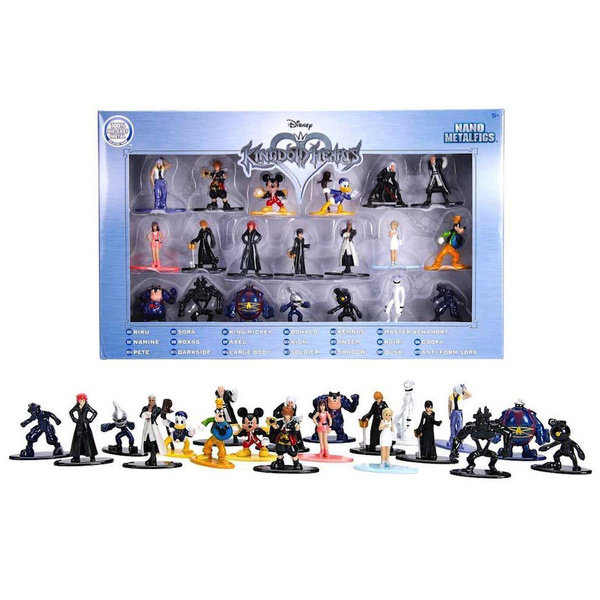 キングダムハーツ　ナノ　メタルフィギュア DISNEY Kingdom Hearts Nano Metalfigs Jada 20 Pack EXCLUSIVE 100
