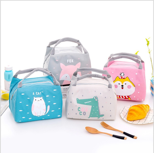 Kids Lunch Box for Girls and Boys Toddler Insulated Lunch Bag (Fox) 