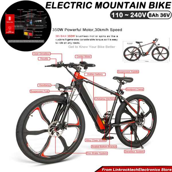 wish electric mountain bike