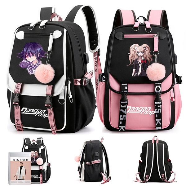 Anime Danganronpa Ouma Kokichi Backpack School Bags Bookbag Cosplay ...