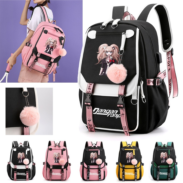 Danganronpa Ouma Kokichi Backpack School Bags Bookbag Cosplay Anime Game  Travel Casual Laptop Shoulder Bags Rucksack Mochila | Wish