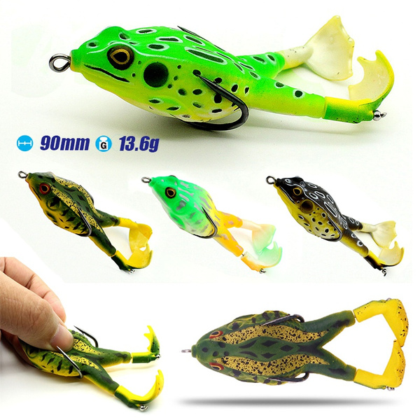 Fish Lure Soft Bait 90mm 13.6g Artificial Fishing Frog Lures