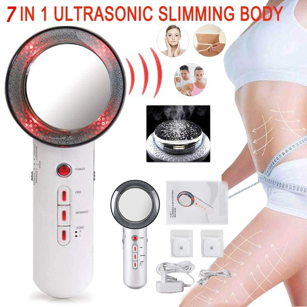 3 In 1 Face Lift Massager - Ems Infrared Ultrasonic Body Massager - Body  Slimming Fat Burner - Cavitation Face Beauty Machine