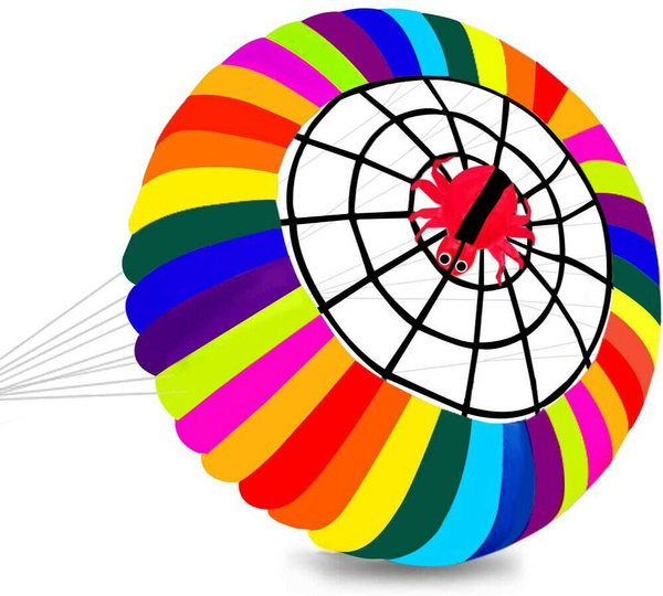 Outdoor Fun Sports 2m 3D Multicolored round kite Software Kite Good