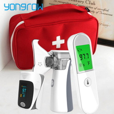 inhalersnebulizer, oximetersfingertippulse, thermometergun, Monitors