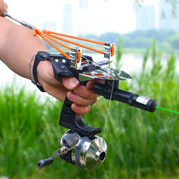 Laser Slingshot Hunting Accessories Fishing Slingshot Shooting