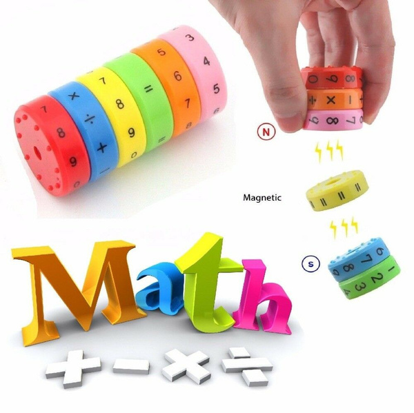 Learning Educational Toys for Kids Puzzle Cube Magic Axis Magnetic Mathematics 