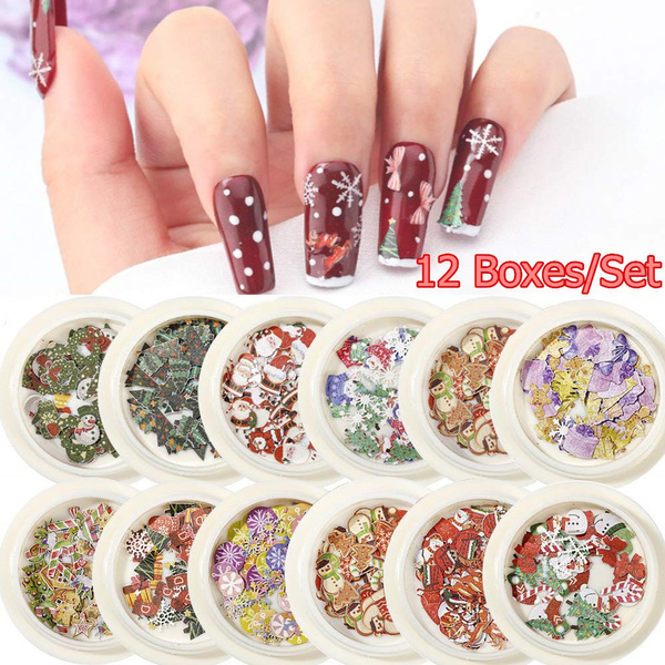 Paillette Snowflake Glitter, Christmas Nail Art Glitter