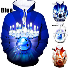 3D hoodies, Plus Size, bowlingballshirt, Fashion Hoodies