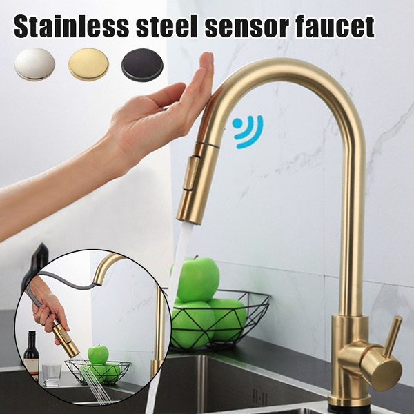 New Touching Kitchen Faucet with Pull Down Sprayer Single Handle