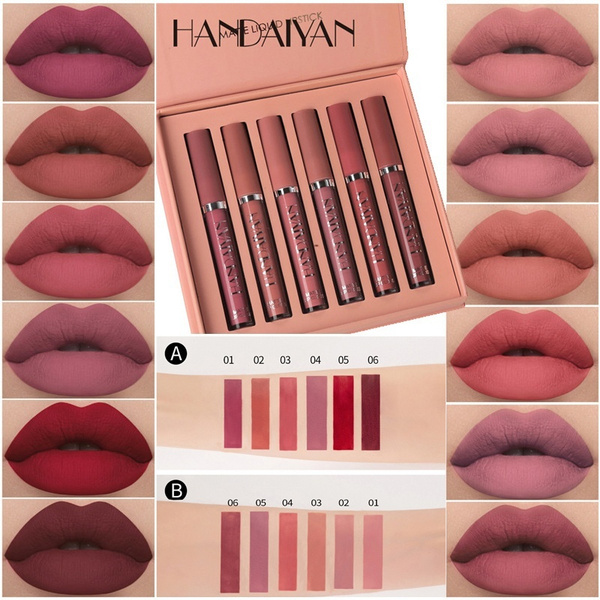 handaiyan matte liquid lipstick set