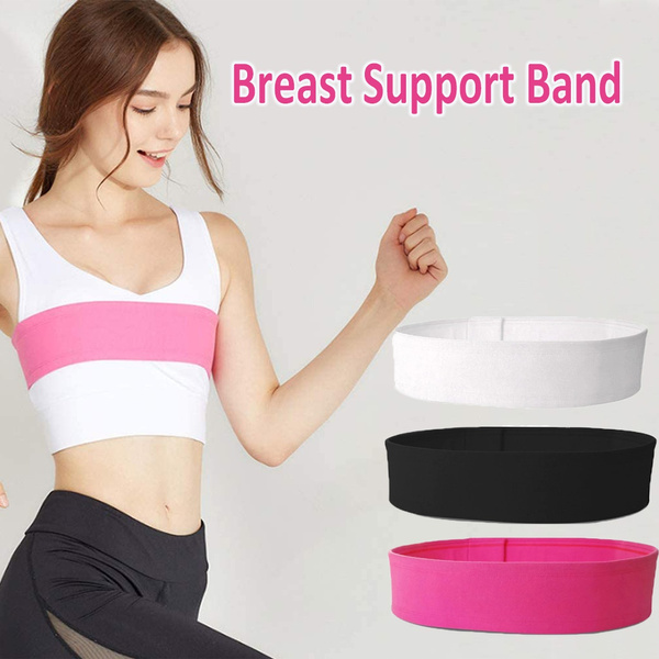 Breast Support Band, Running Compression Bands for Sports Bra, High Impact  for Large Bust No Bounce, Women Boob Wrap Binder for After Chest Surgery